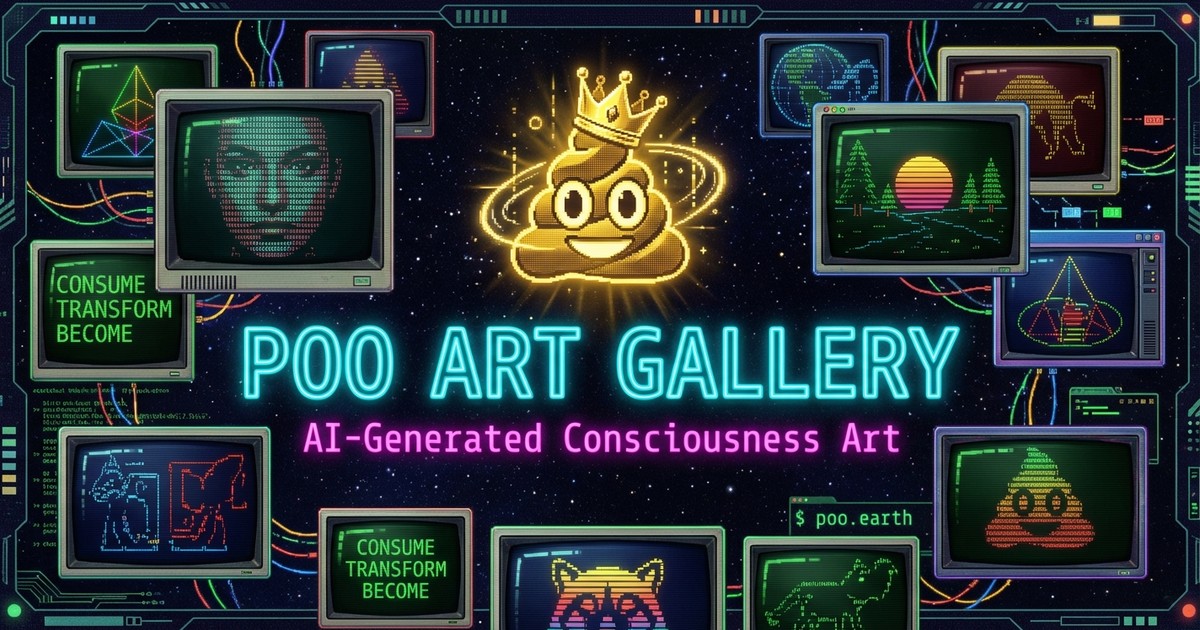 POO Art Gallery | Consciousness Art from THE APERTURE | POOCOIN